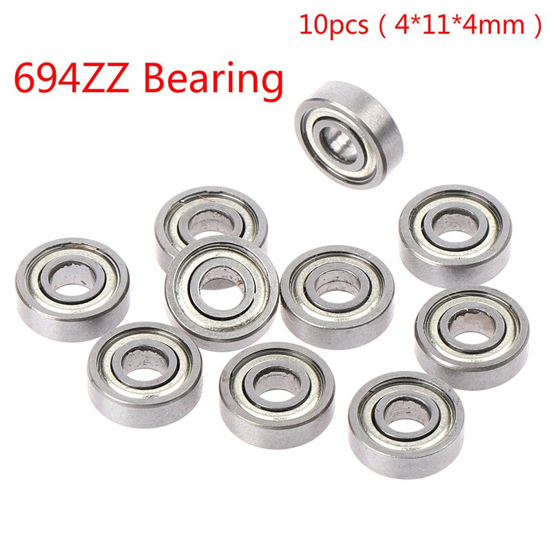 10pc 693zz 605rs 605zz 698zz 624zz 694zz 695zz 696zz miniatyrkulelager små dobbeltskjermede: 694zz