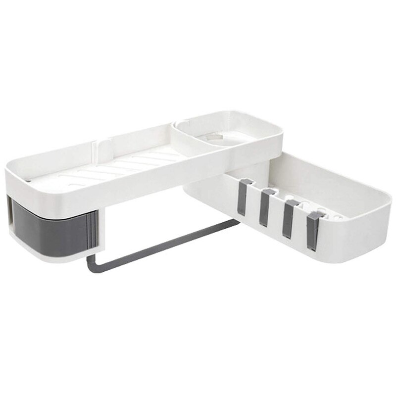 Seamless Kitchen Corner No Drill Shelves, Rotating... – Grandado