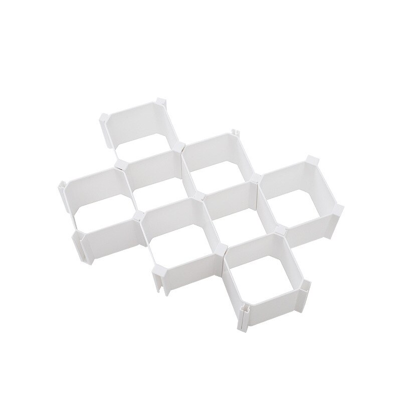6 uds. Caja organizadora de herramientas creativa de Combinación libre de cajones para ropa interior y calcetines caja organizadora de organización de separaciones de panal DIY: 1