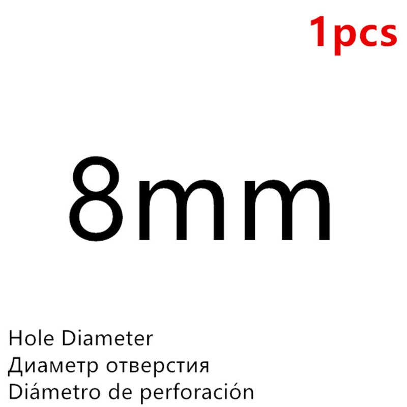 1 Punching Leather Hole Punch Round Steel Leather Craft Hollow Hole Punch 1mm-25mm Metal Gaskets Plastic Rubber Tools: 1pcs 8 mm