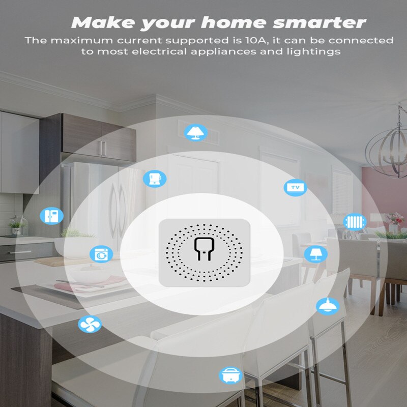 Tuya zigbee smart switch nej / med neutral  eu 220v 2- vejs trådløs lyskontakt relæ zibee 2 mqtt hjemmeassistent tuya smart home