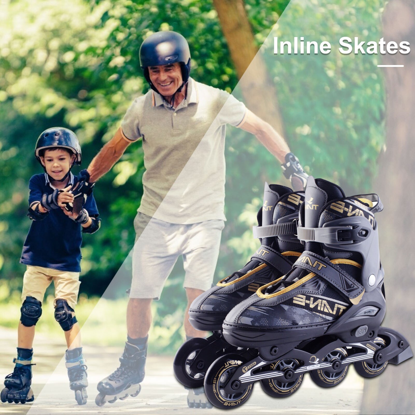 Inline Skates Slalom Adults Kids Roller Skating Shoes Sliding Free Skate Patins Size 31-45 Breathable Roller Skates