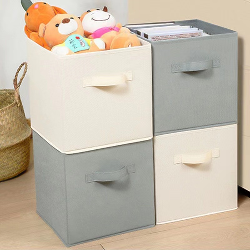 Collapsible Non-woven Cloth Fabric Bin Drawers/Baskets | Closet Organizer Storage Basket/Box/Bin/Shelf|Cube Storage Organizer