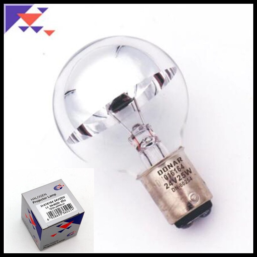 Ampoule à incandescence Hanaulux DN-60254, bol demi-argent, lampe chirurgicale sans ombre 24V 25W BA15d 24V 25W 016164