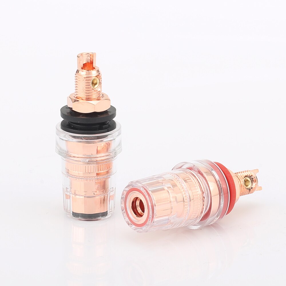 4 stücke CMC-858-S-CU-R reinem kupfer 99.998% Bindung beiträge audio lautsprecher terminal