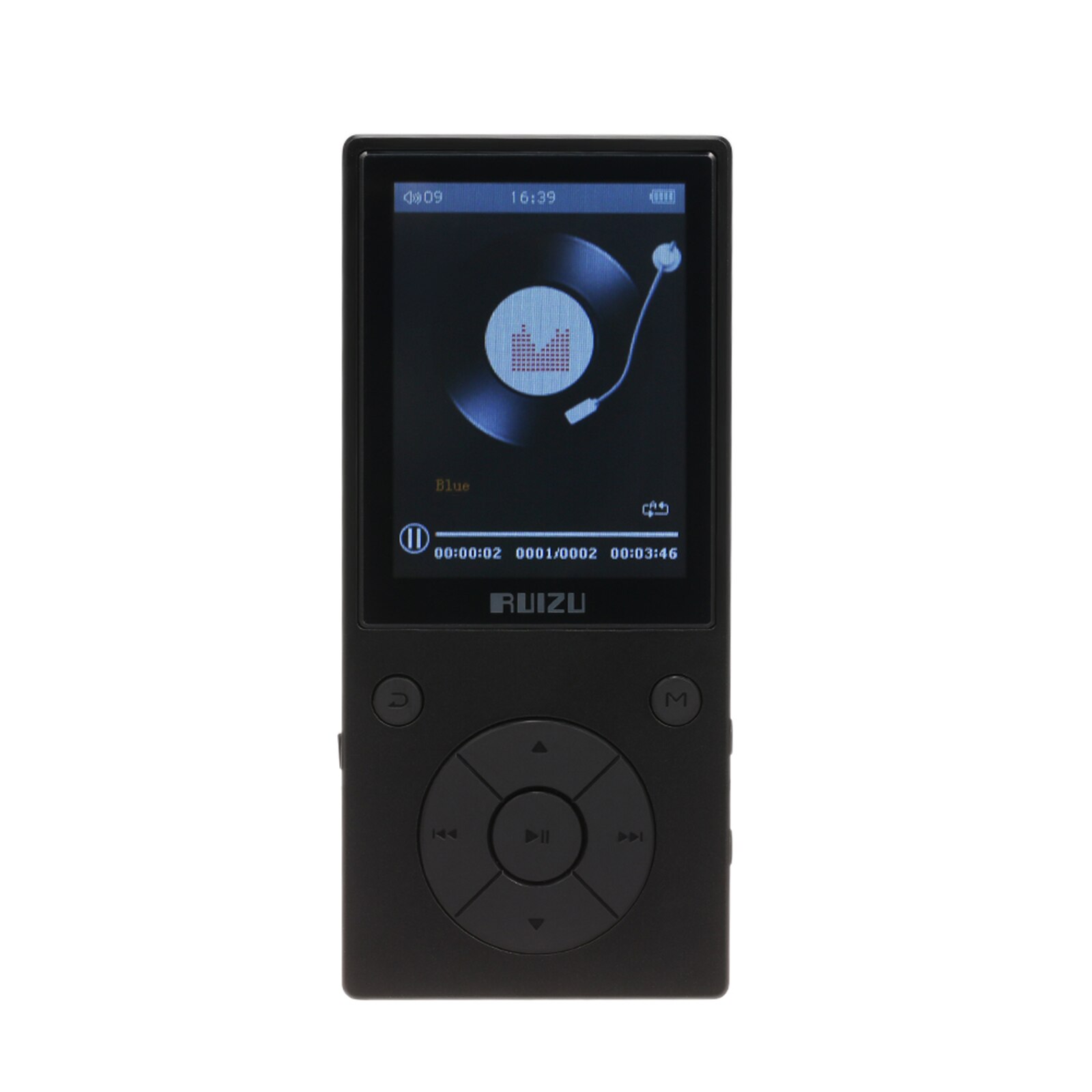 Original RUIZU D11 Bluetooth MP3 Player Music Player 8GB Metal Music Player with Built-in Speaker FM Radio Support TF Card