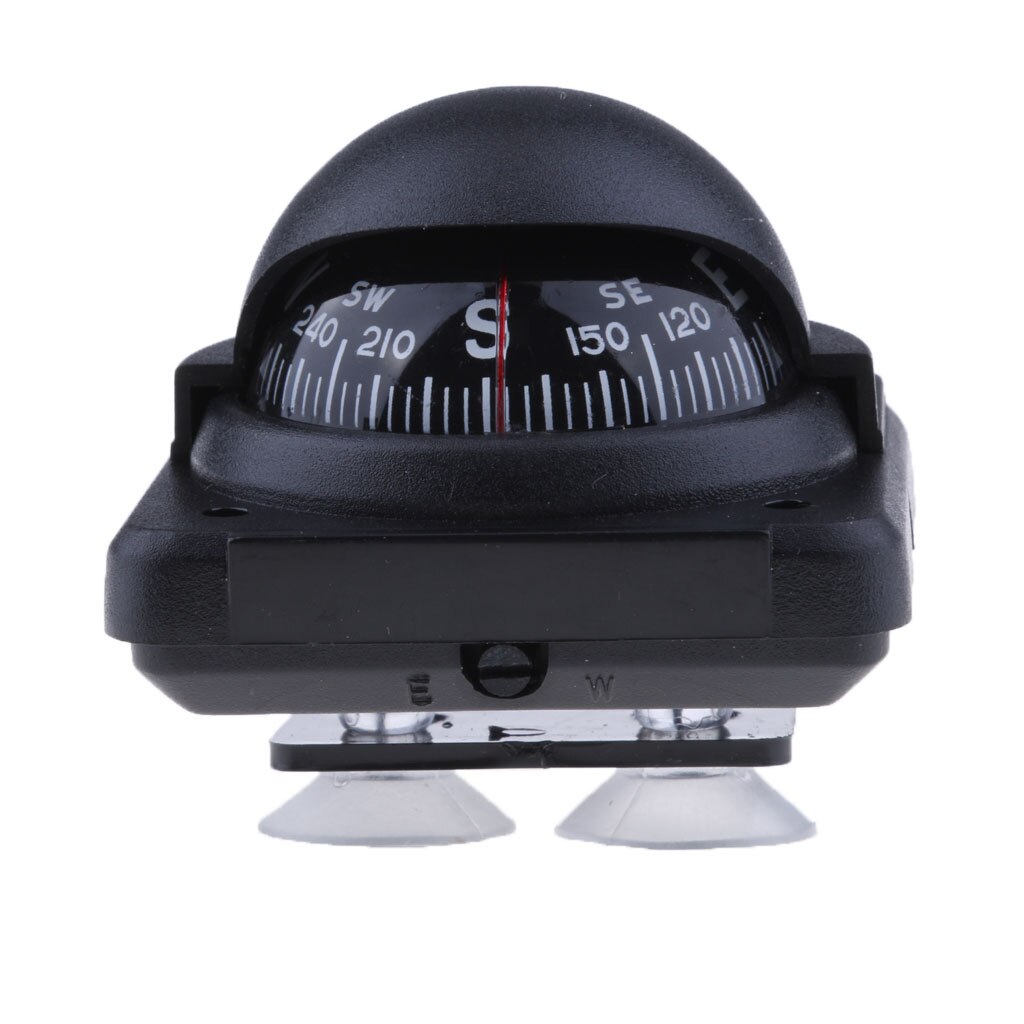 Brand Black Compass Self-suction Mount for Car Boat Navigation Sailing