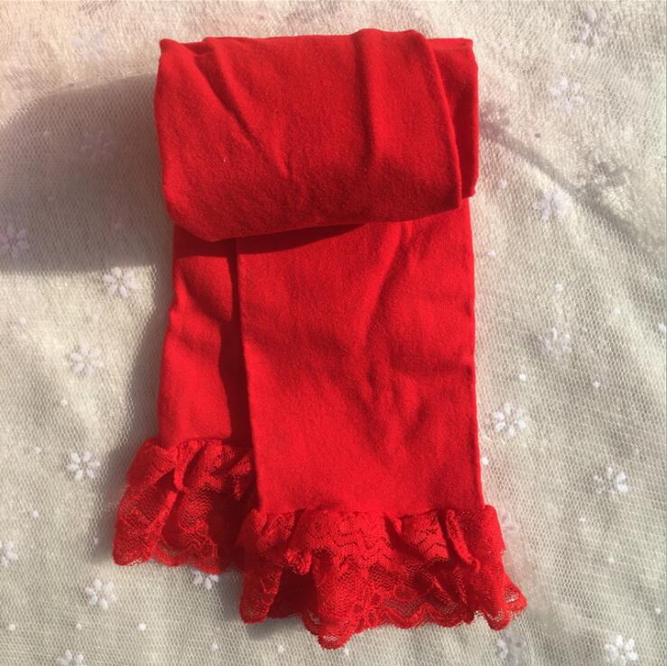 Primavera verão modelos de renda gancho renda doce na altura do joelho menina meias leggings 14 cores tz05