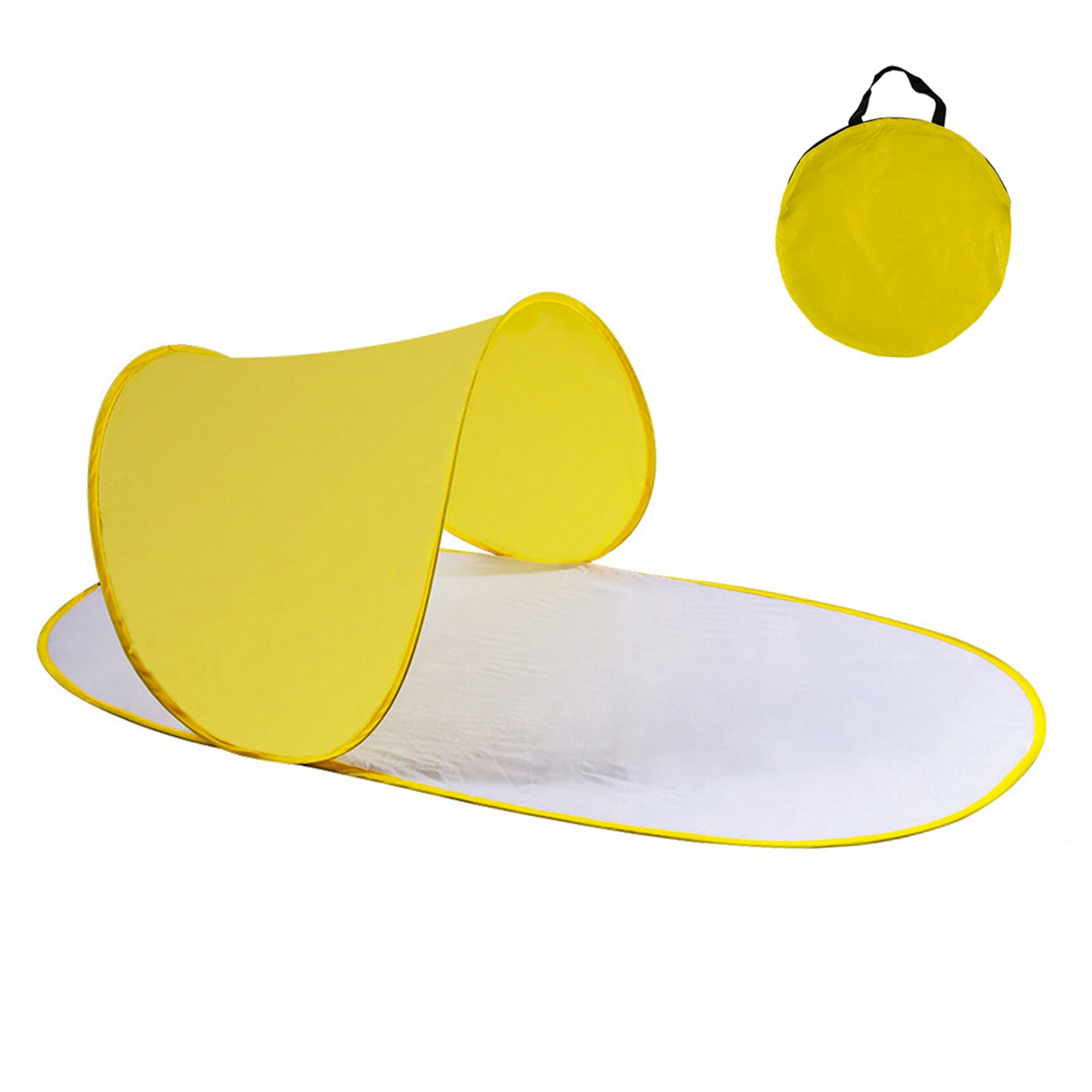 Tienda de campaña para la playa, refugio para el sol en el mar, jardín, acampada al aire libre, resistente al agua: Yellow