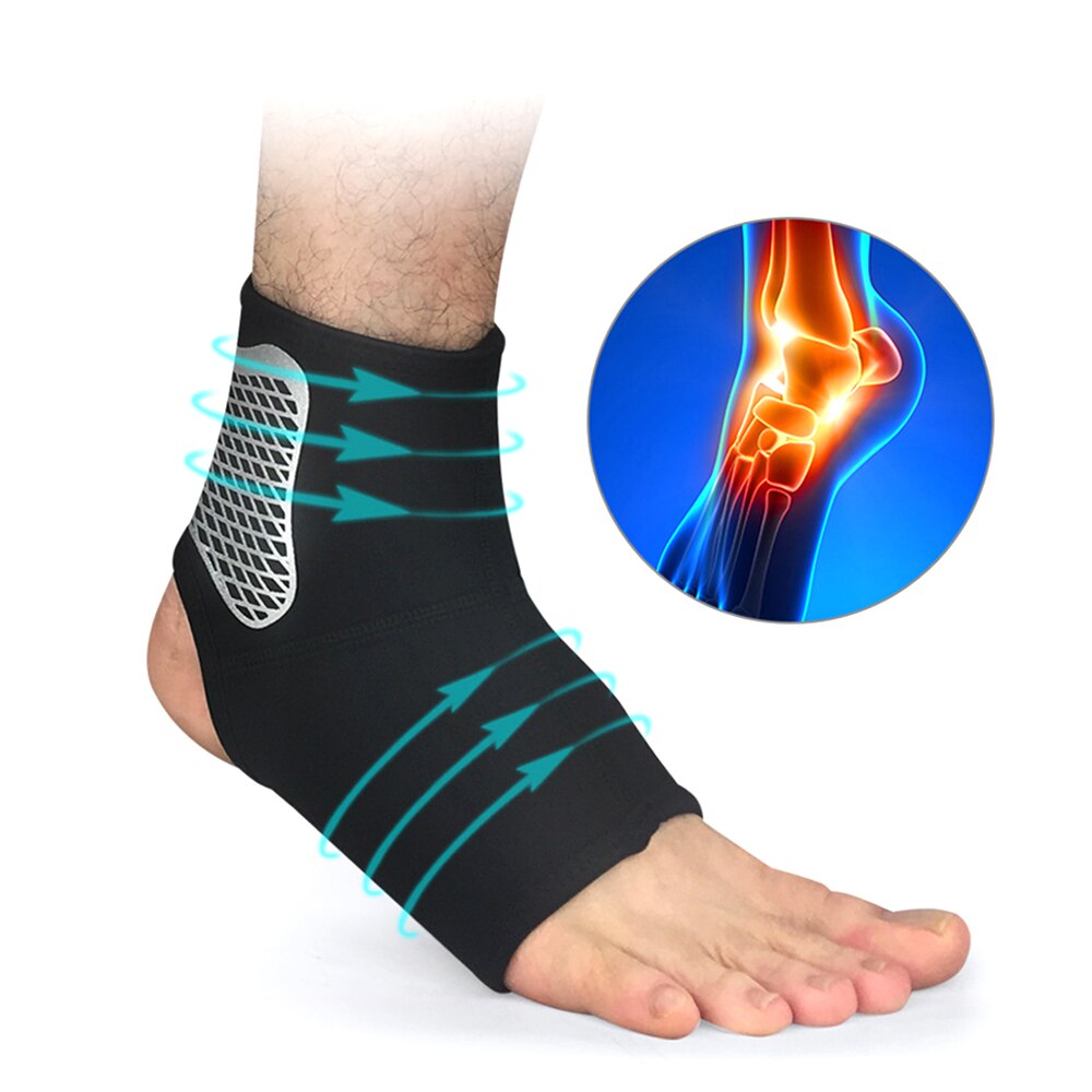 Tobillera de , calcetines de tobillo para deportes, equipo elástico de alta protección, equipo de seguridad para correr, fútbol, Fitness, gimnasio, 1 ud.