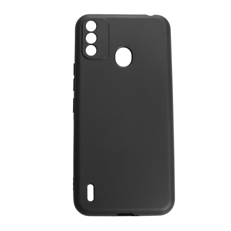 Zwarte Zachte Siliconen Funda Itel A48 Case 2Gb 32Gb 6.1 Inch Soft Tpu Goede Coque Voor Itel a48 Telefoon Cover