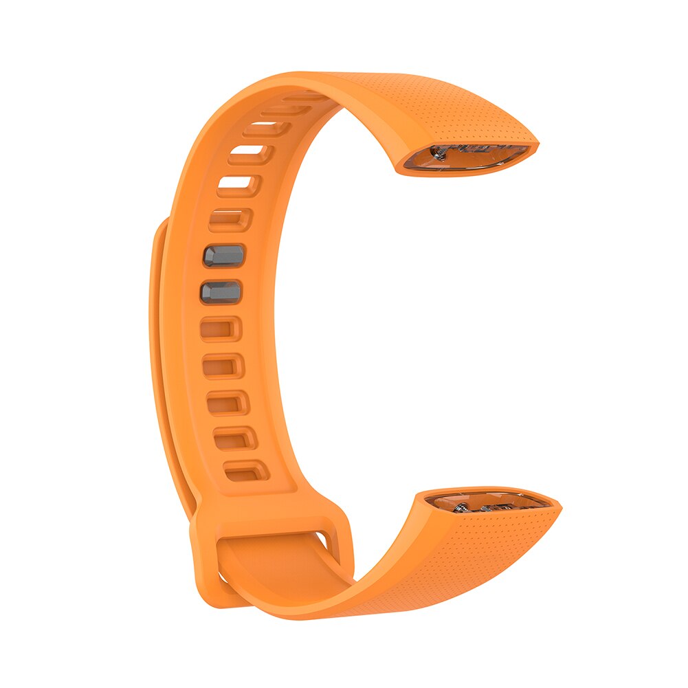 Somple Weiche Silikon Ersatz Armband Armband Handgelenk Band für Huawei Band 2 Pro ERS-B19 ERS-B29 Smart Sport Armband Armband: Orange