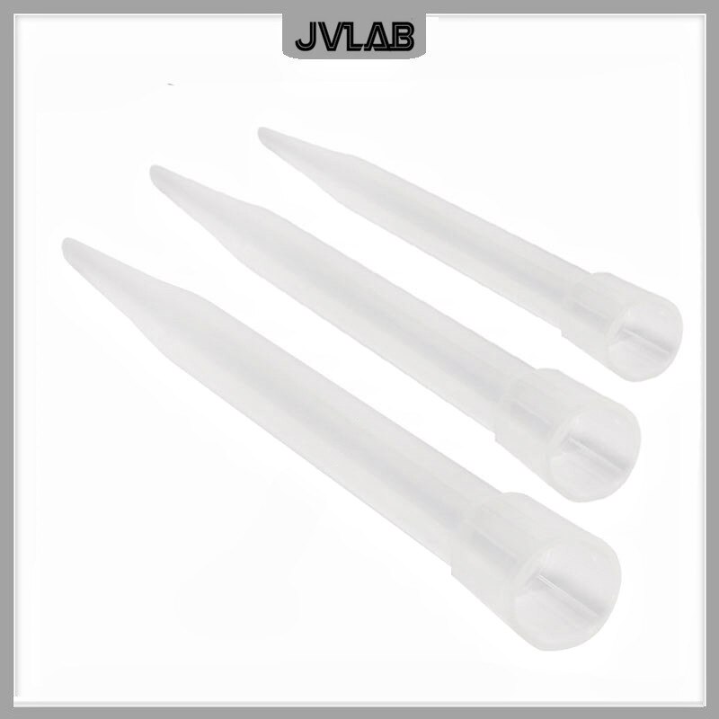 Sterilisera pipettspetsar med låda 5ml engångsspetsar vit spets smal diameter matcha termo fisher pipett 40 spetsar / förpackning