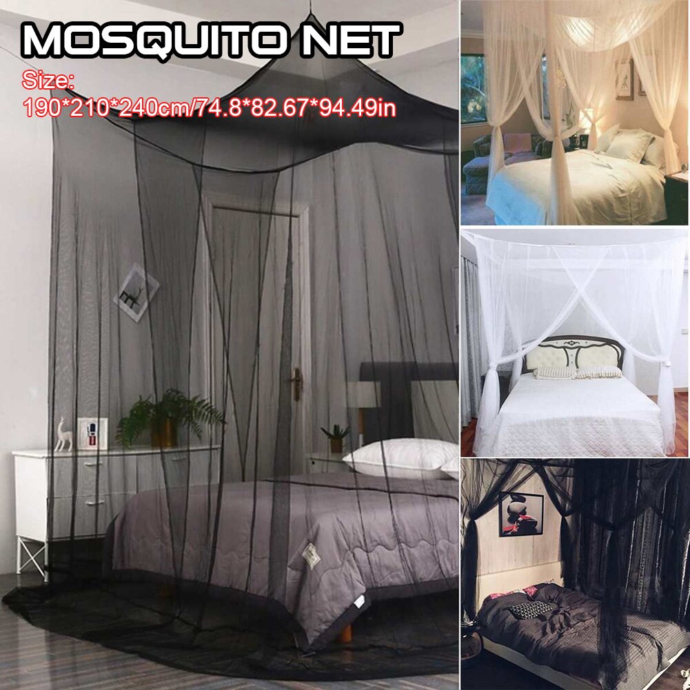 Mosquito Net Polyester Four-Way Opening Mosquito Repelling Net Home Bedroom Universal Anti-Insect Summer Necessary Tools