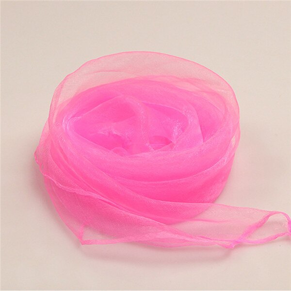 60cm*60cm sommarhalsdukar solskyddad näsduk dam godisfärg halssjal sommar strandsemestertillbehör halsdukar: Rosa