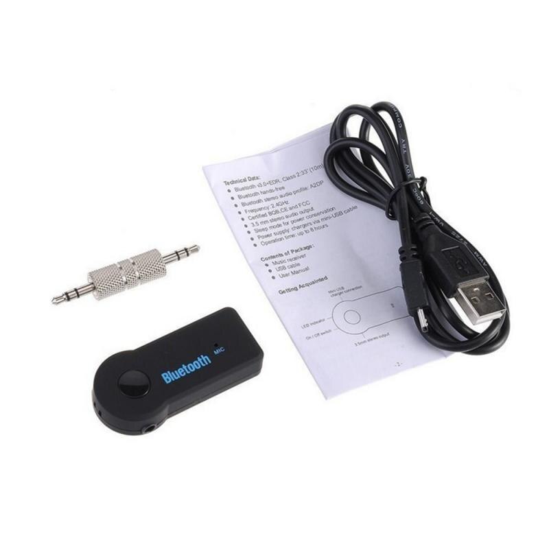 Draadloze Bluetooth 4.0 Audio Ontvanger Zender Adapter 3.5Mm Jack Aux Stereo Adapter Usb Opladen Draadloze Bluetooth Ontvanger