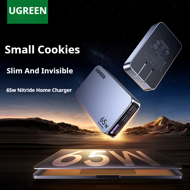 UGREEN 65W GaN Charger Quick Charge 4.0 3.0 USB C Charger For iPhone 15 14 13 Pro PD 3.0 Fast Charger For Macbook Laptop Tablet