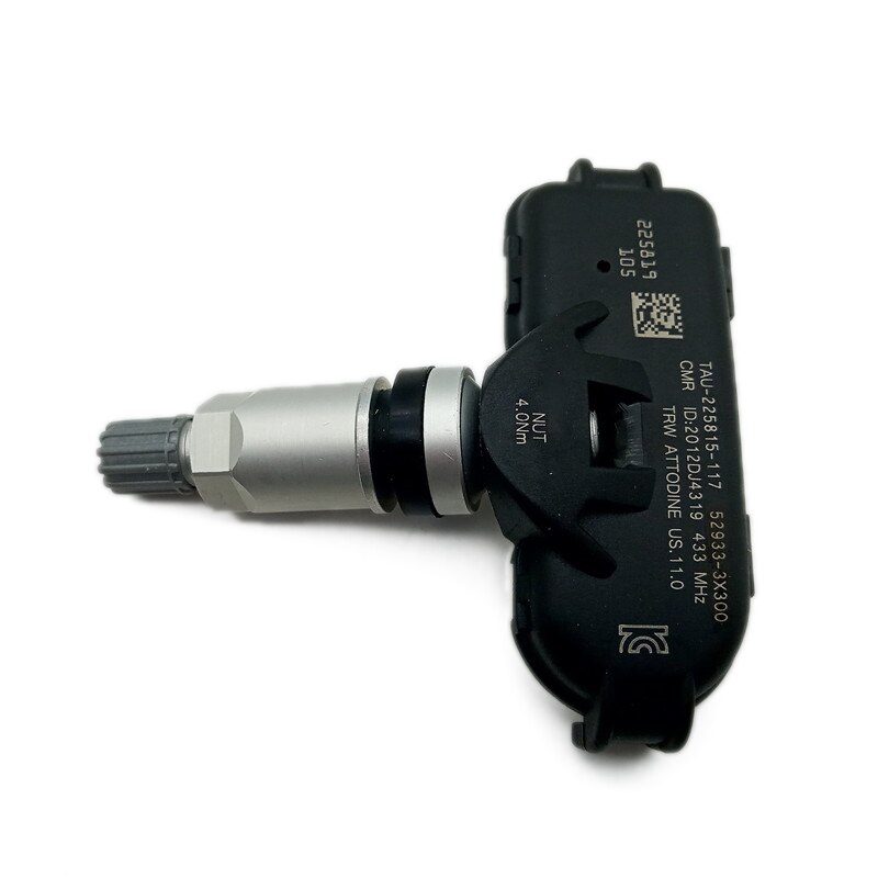 Tpms 52933-3X300 Voor Hyundai Elantra C-Groen Voor Kia Pride Rio 433Mhz Bandenspanning Monitor Sensor Systeem 52933-3X300 4 Pcs