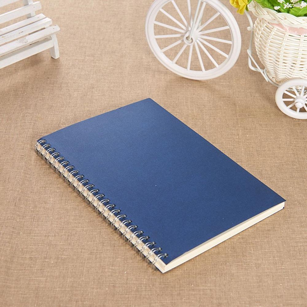 A5 B5 Spiraal boek spoel Notebook Te Doen Gevoerd DOT Blank Grid Papier Journal Dagboek Schetsboek Voor Schoolbenodigdheden briefpapier winkel: Blauw / B5