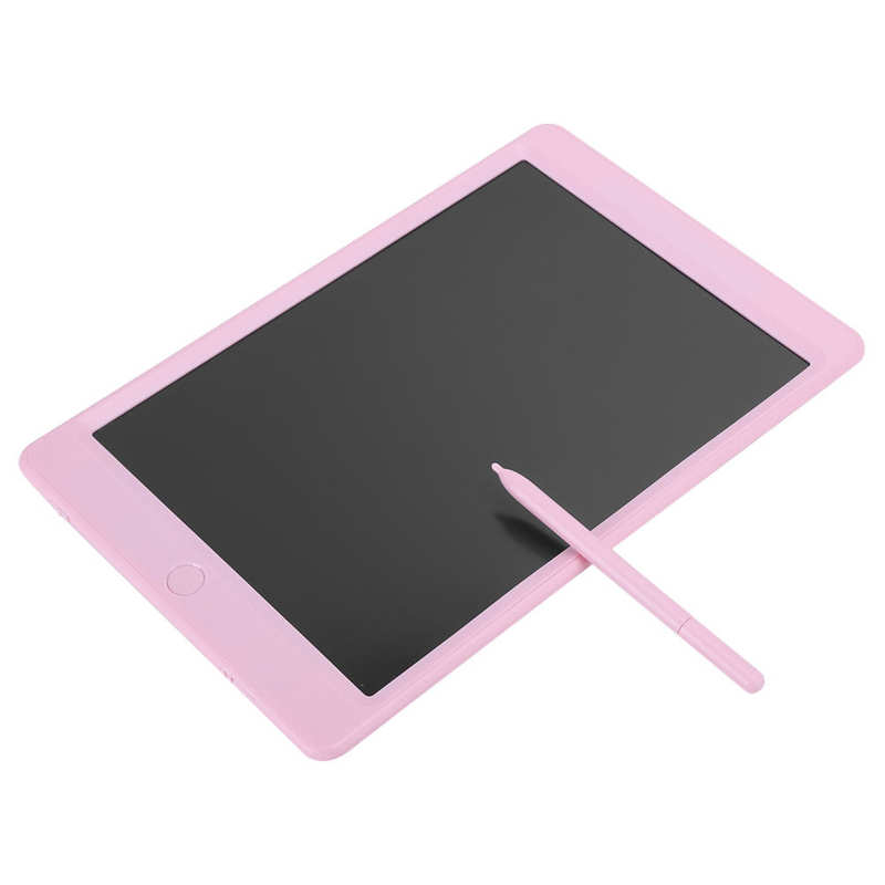 LCD Writing Tablet Color Handwriting Board Electronic Blackboard Children Smart Cartoon Painting Board 10.5inch: Pink