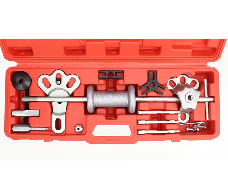 16PC Slide Hammer Puller Set/Heavy Duty Steel Slide Hammer Pilot Bearing Removal Tool Set