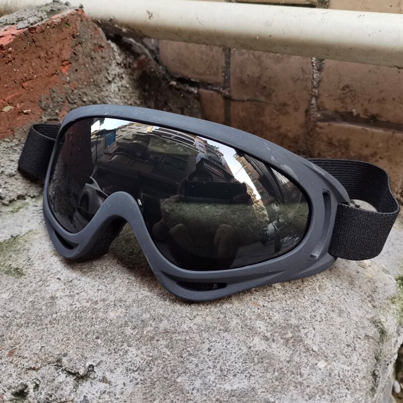 Occhiali da sci invernali Unisex occhiali antivento sport all&#39;aria aperta occhiali CS occhiali da sci UV400 occhiali da ciclismo antipolvere per Moto: gray