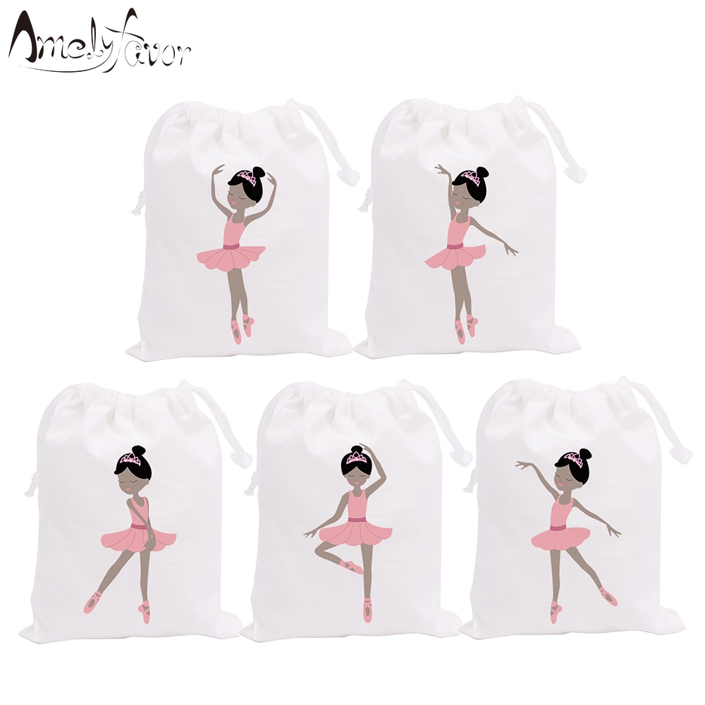 Ballerina Thema Party Zakken Snoep Zakken Bags Ballet Afrikaanse Meisjes Decoraties Grand Event Birthday Party Container Levert
