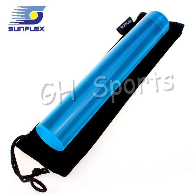 SUNFLEX-Rodillo De goma para Tenis De Mesa, accesorio De Tenis De Mesa De cristal sólido, pesado, con bolsa De almacenamiento De tela