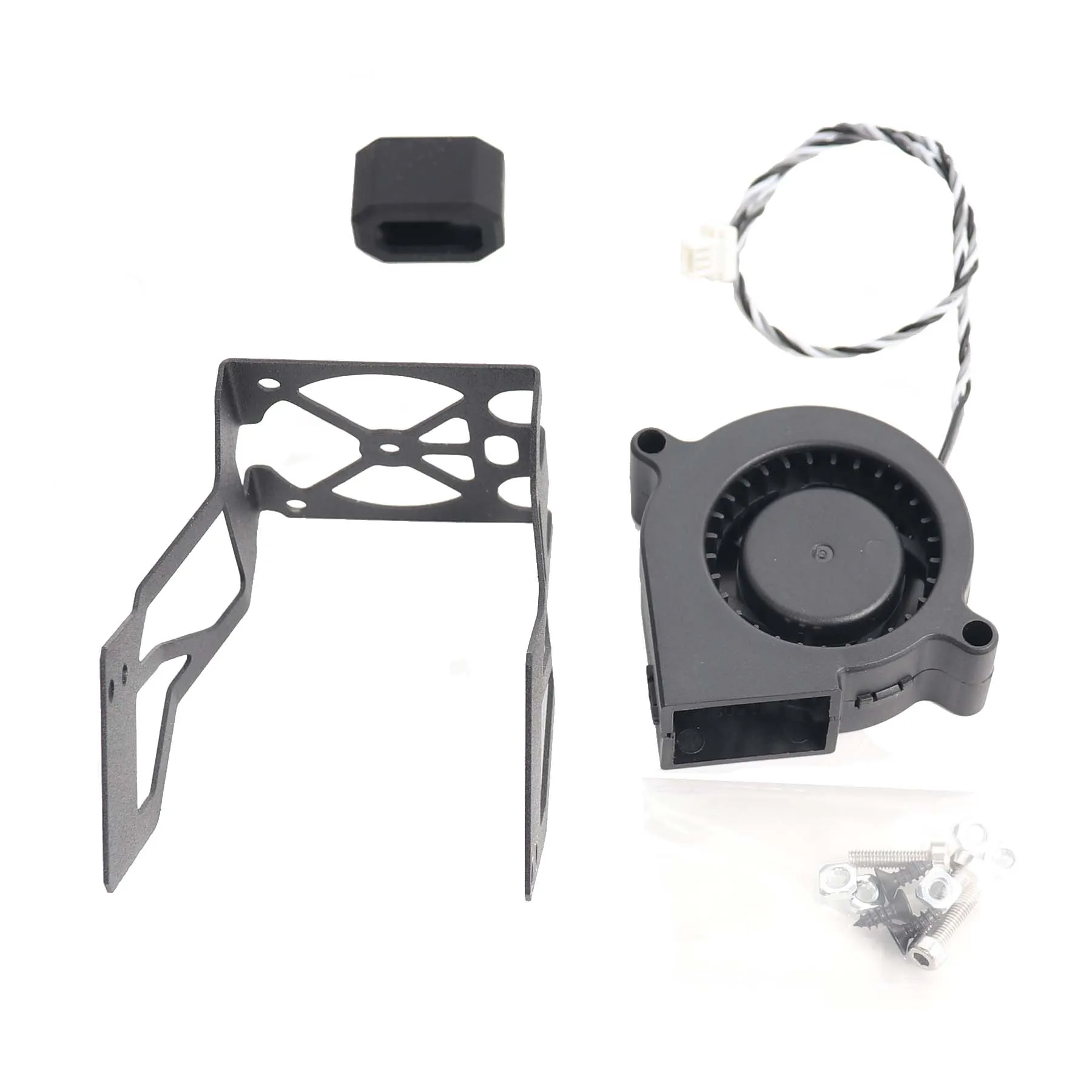 Blurolls prusa  mk3.9 mk4 to  mk3.9s mk4s extruder upgrade kit with 5020 fan mounts, pet cf, printed parts