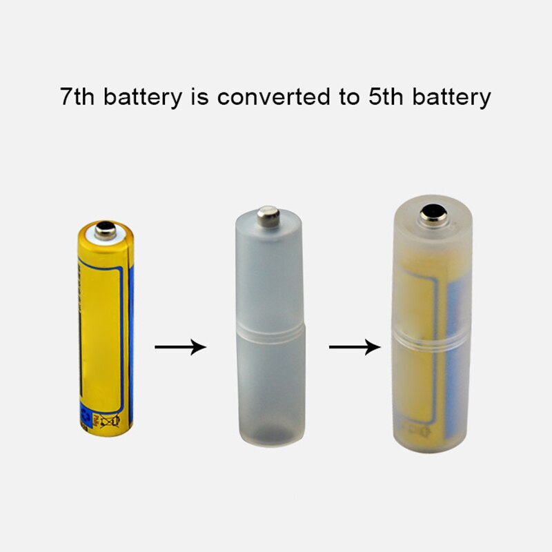 4 Stuks Aaa Naar Aa Formaat Batterij Converter Adapter Batterijen Houder Duurzaam Case Switcher XHC88