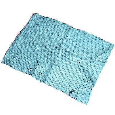 Tela de retales de poliéster con lentejuelas reversibles de doble cara, material para costura hecha a mano, suministros de ropa, 21x29cm: 1