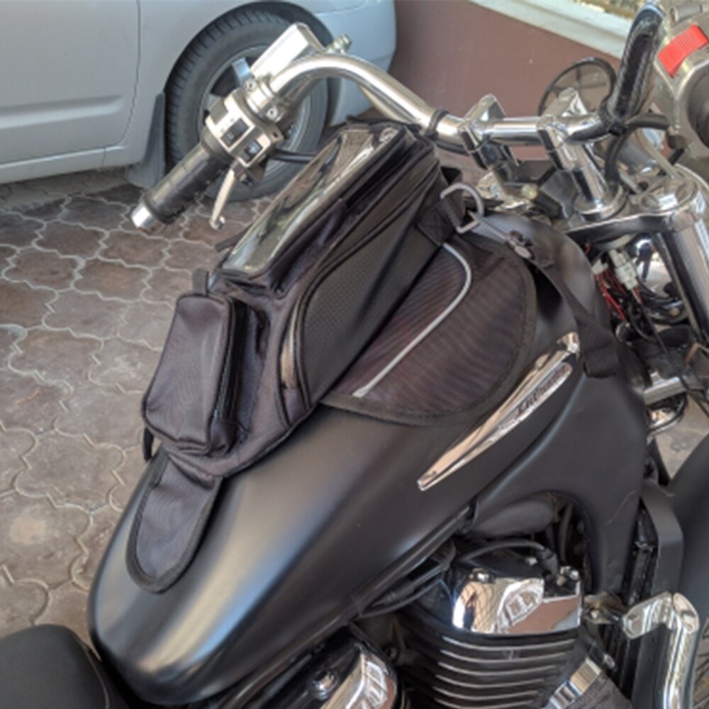 waterproof black tank bag magnetic saddle bag backpack For Ducati 749 999 1098 1198 S R 749/S/R 999/S/R 1198S/R 848 EVO S4RS