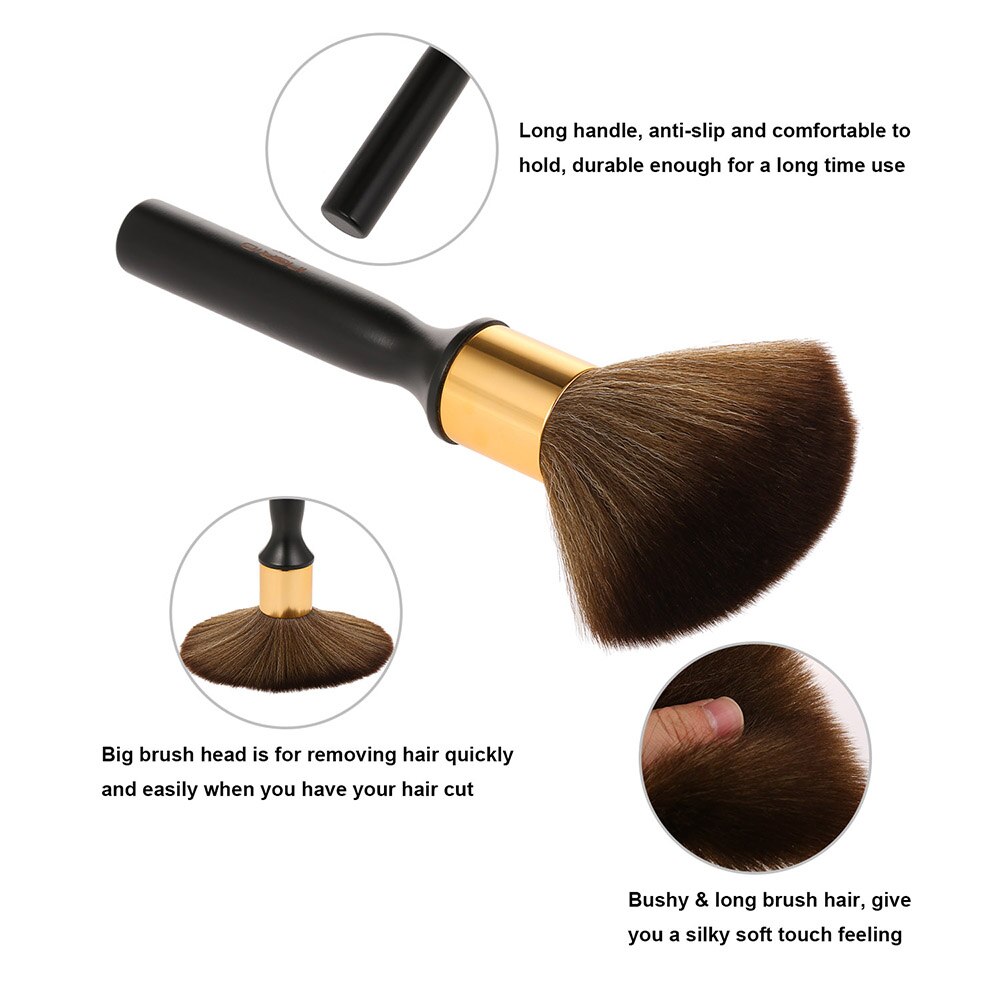 Zachte Hals Gezicht Duster Kapper Borstel Haar Sweep Kappers Haar Knippen Salon Stylist Haarborstel Nek Stofdoek Borstel