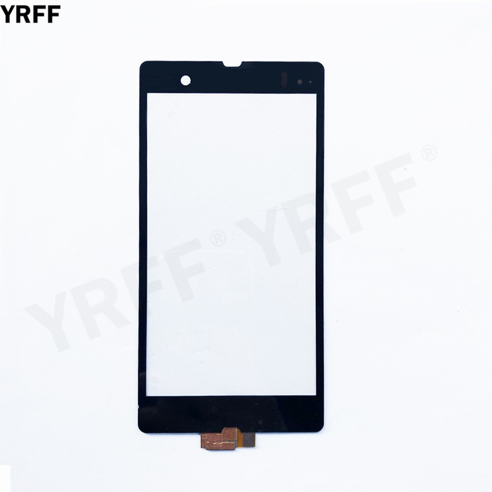 Pantalla táctil para Sony Xperia Z C6602 L36H C6603 digitalizador de pantalla táctil r Sensor Panel de vidrio reemplazo de montaje