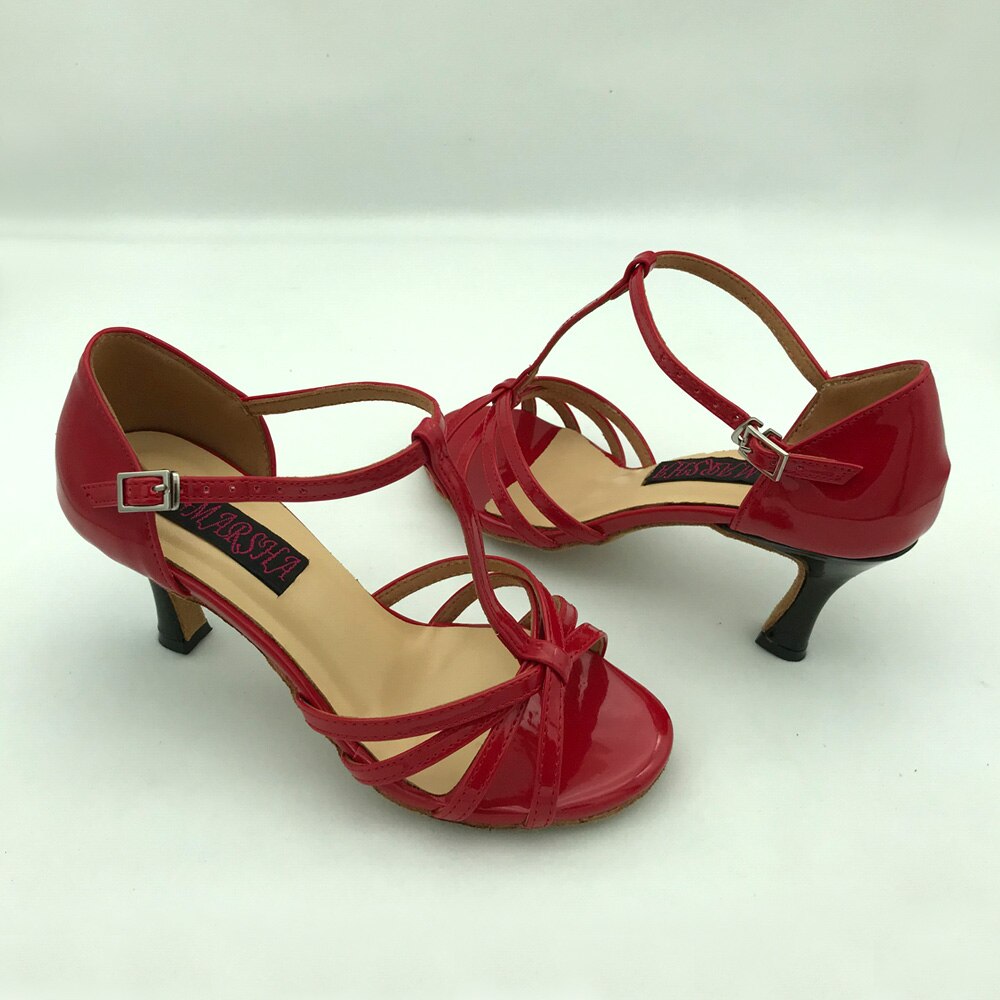7.5cm hakken latin dansschoenen voor dames salsa schoenen oefenschoenen comfortabele latin schoenen  ms6256 rpp lage hak beschikbaar