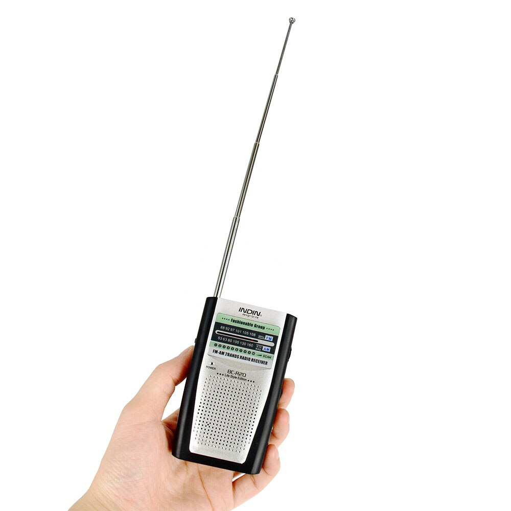 Pocket Radio AM FM Built in Speaker Telescopic Antenna Receiver Pocket Universal Radio World Outdoor Music Player