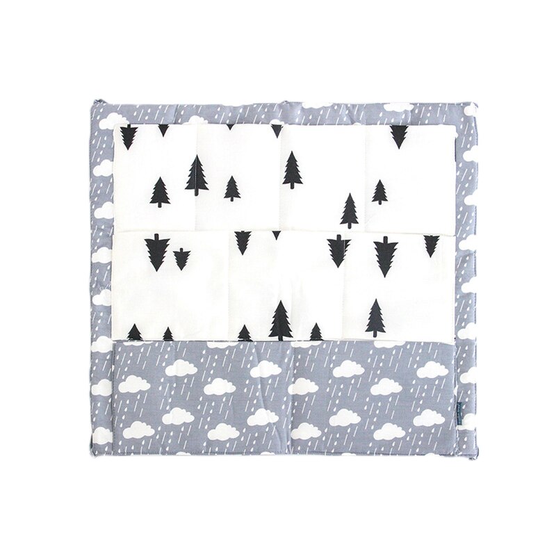 9 taschen Baumwolle Krippe Hängen Lagerung tasche: HS5