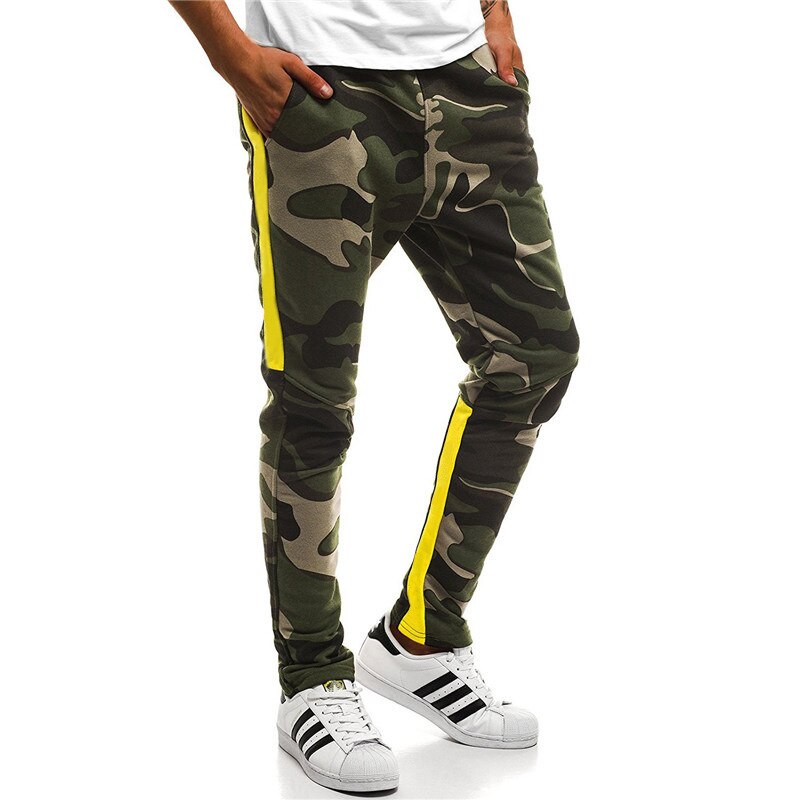 Neue Casual Hosen männer Camouflage Gedruckt Sport Hosen Radfahren Sport Hosen Jogging Hosen Fitness Hosen Persönlichkeit Casual Hosen: S / Picture color