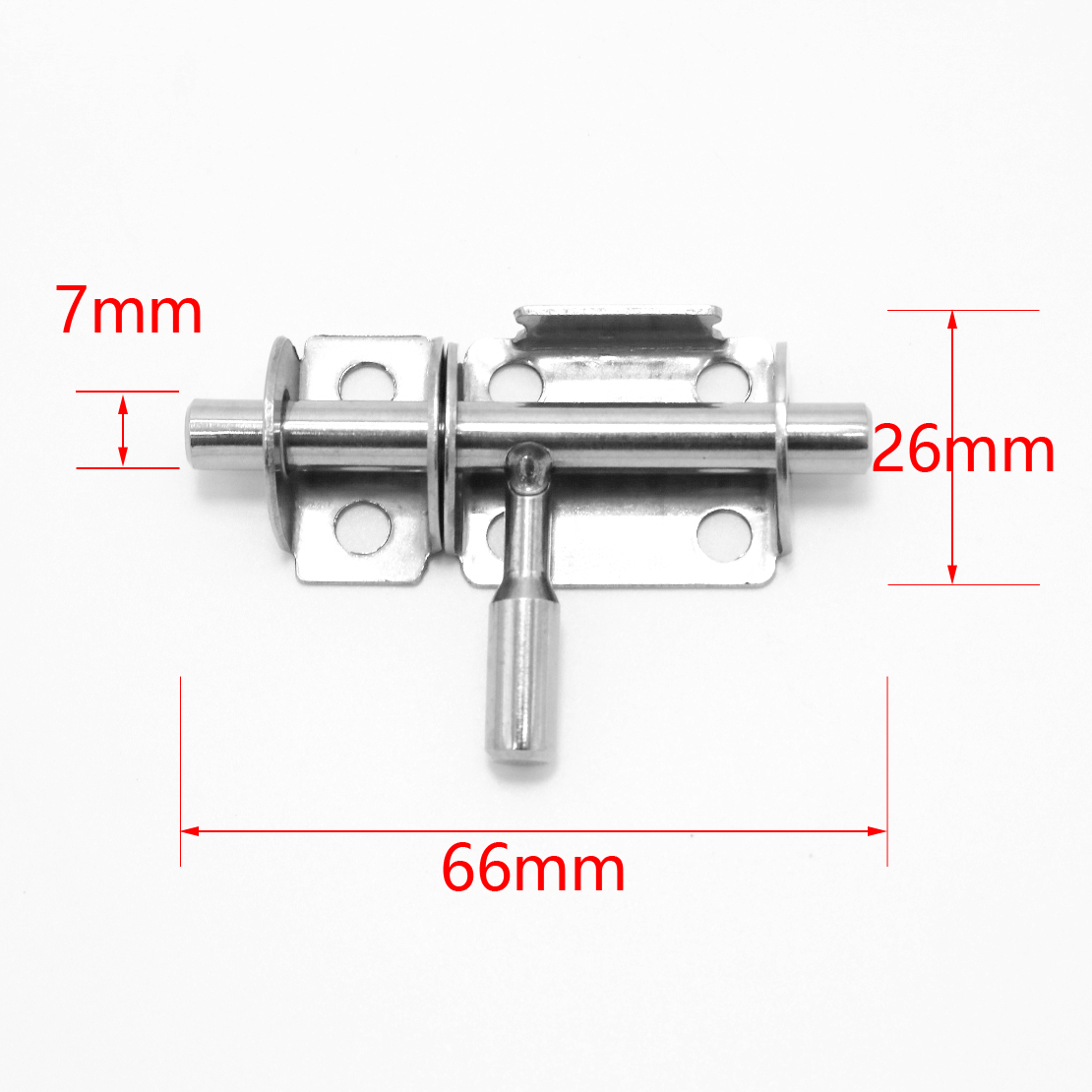 1Pc Slide Bolt Gate Latch Heavy Duty Premium Safety Stainless Steel Barrel Bolt Gate Latch Door Lock Window Latch Door Bolts