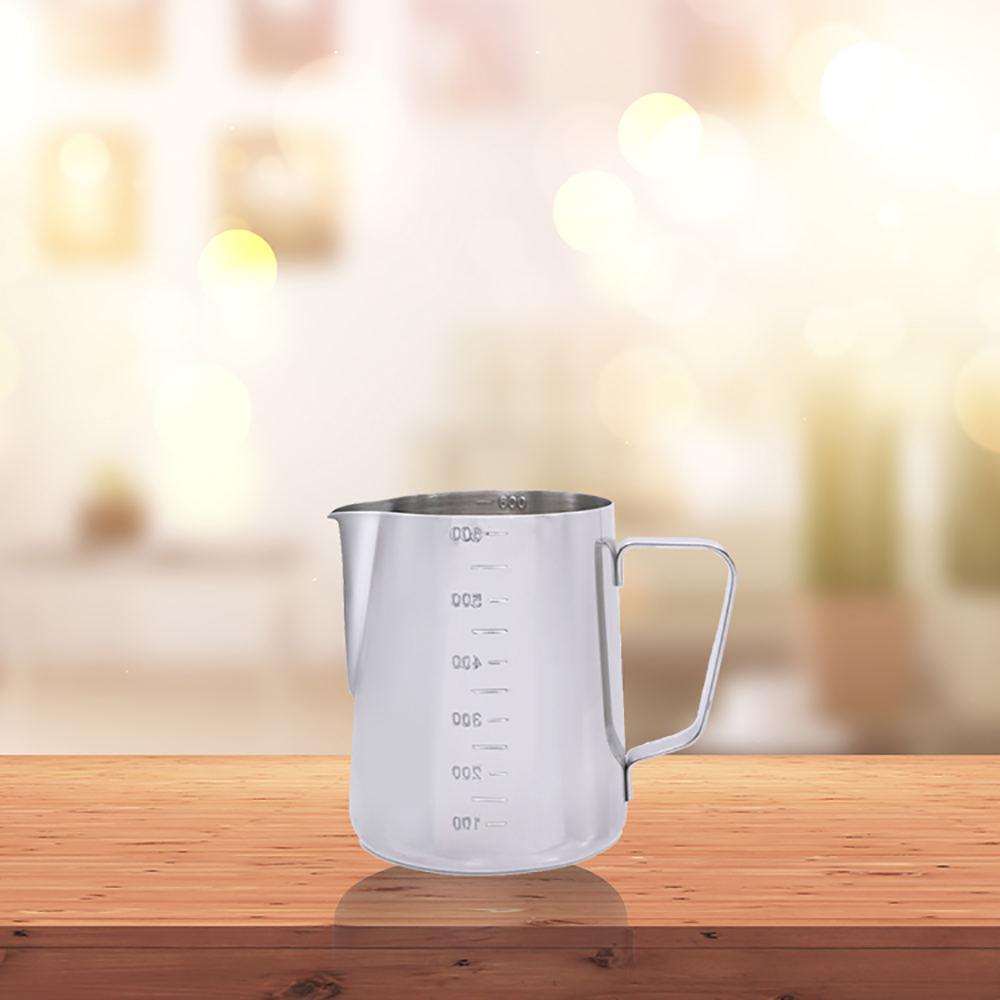 350 360Ml Grote Capaciteit Roestvrijstalen Koffie Melk Pitcher Bar Koffie Container Latte Melk Opschuimen Jug Espresso Shot Tool