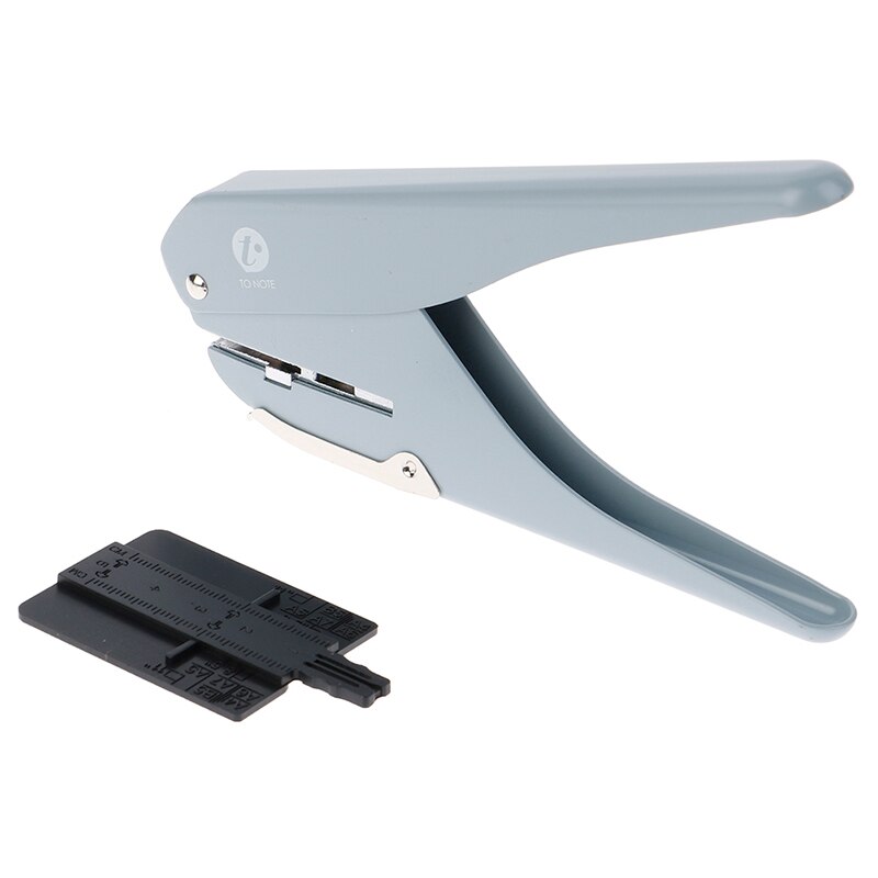 Mushroom Puncher Notebook Puncher For A3/A4/A5/A6/A7 Paper Hand Ledger Scrapbook Tool Manual Puncher Ponsen Voor Papier: gray
