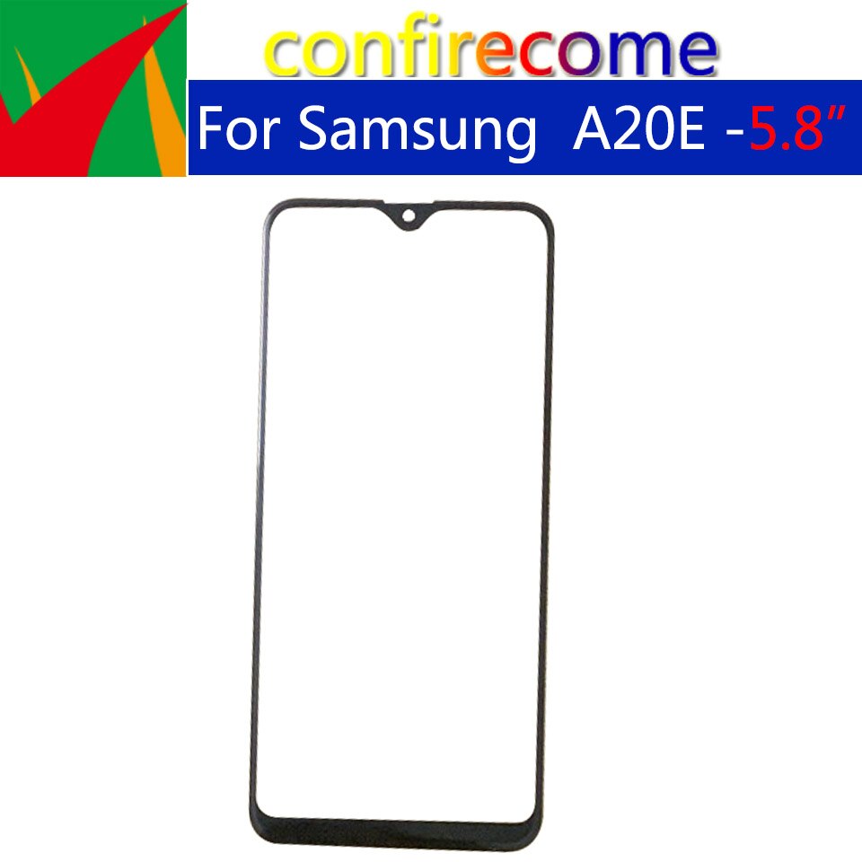 Für Samsung Galaxis A20E A202F berühren Bildschirm Vorderseite Glas Tafel Digitizer Vorderen Äußeren Glas berühren Sensor Reparatur Teile