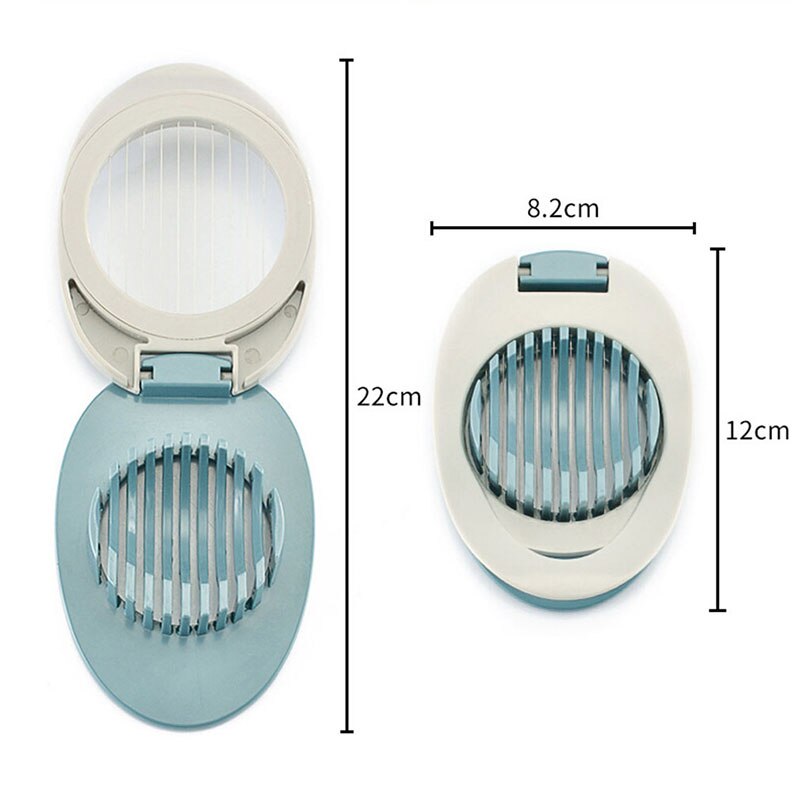 Multifunction Egg Slicers Section Cutter Divider Plastic Egg Splitter Cut Egg Device Kitchen Egg Tools