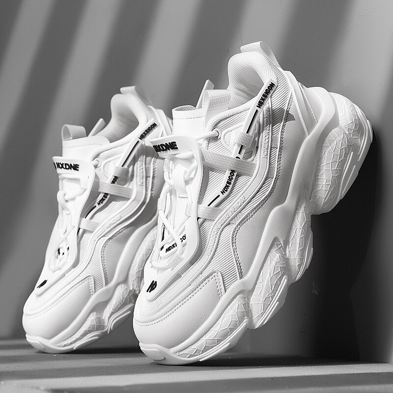 spring products men's shoes couple casual shoes all-match solid color shoes non-slip shoes outdoor breathable shoes3644: white / 7.5