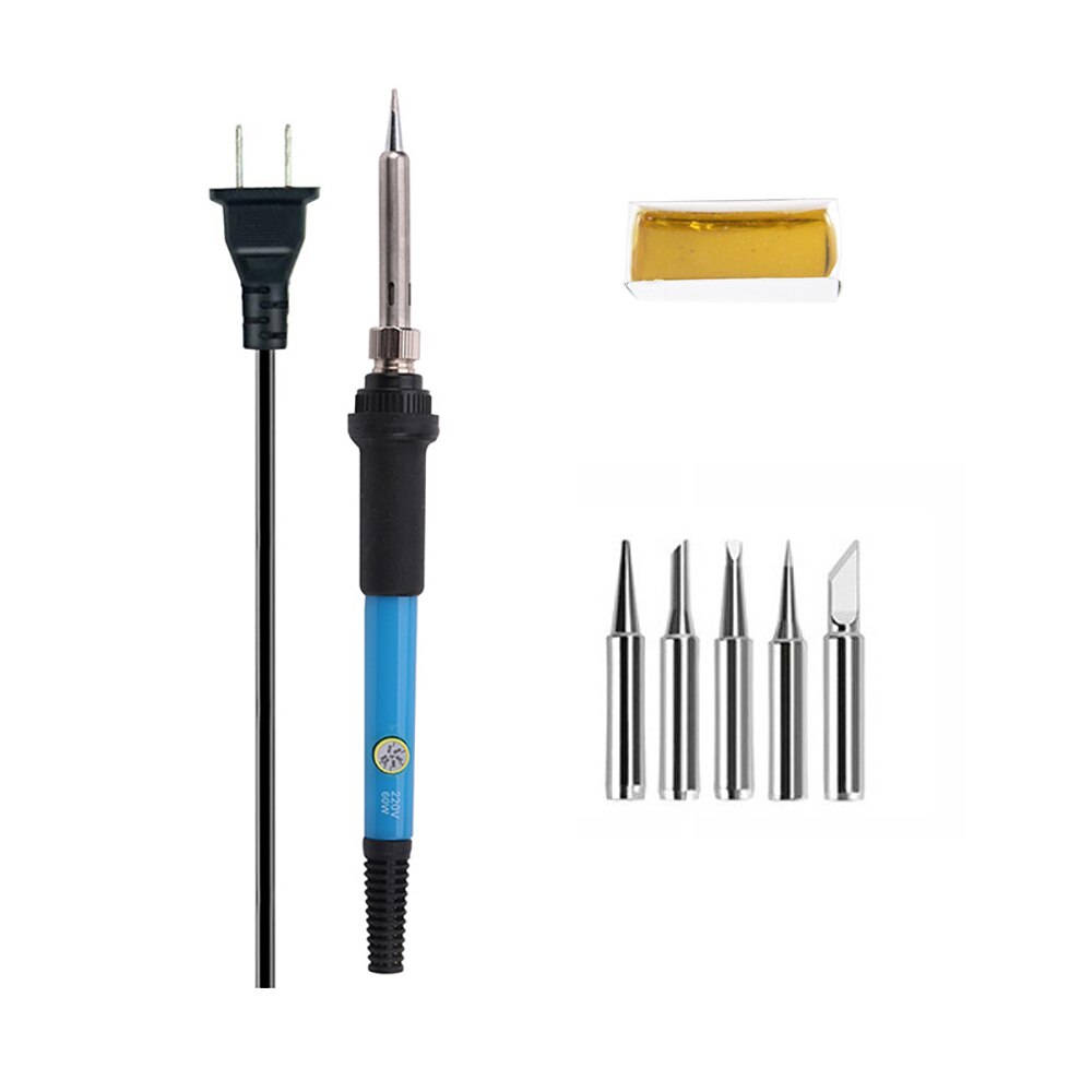 60W Weller Thermostatic Electric Soldering Iron Tip Fast Heating Electronic Soldering Tools Tip Solder Wire Rosin Mini Station: Package 4 / 110V