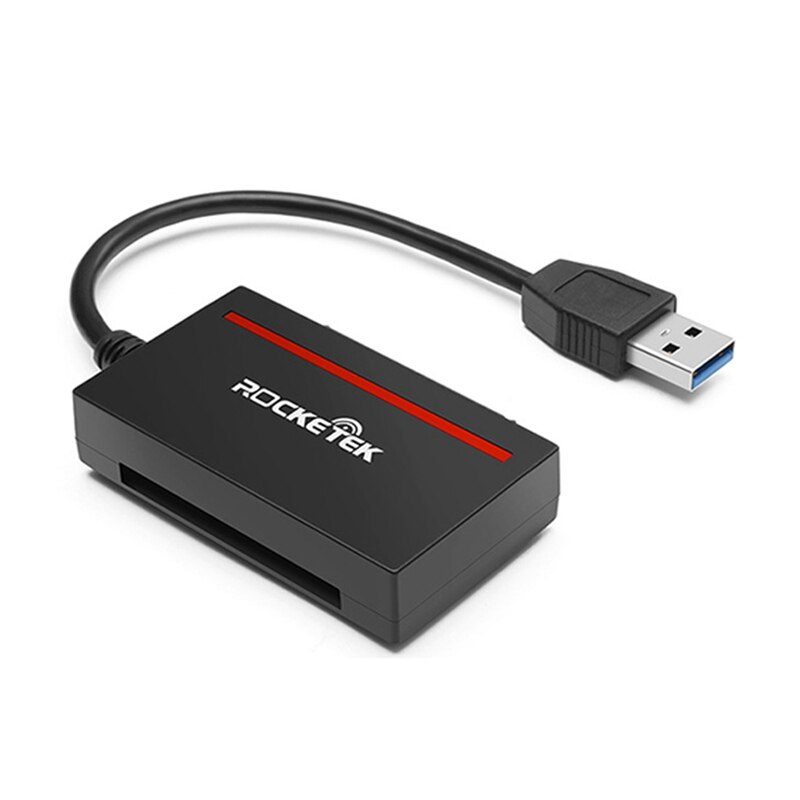 Lettore Rocketek CFast 2.0 adattatore da USB 3.0 a SATA scheda CFast 2.0 e disco rigido HDD da 2.5 pollici/lettura scrittura SSD e scheda CFast: Default Title