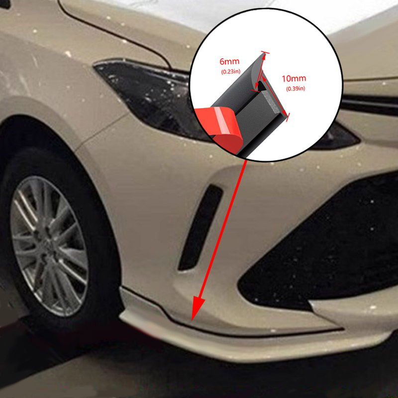 Universele Zelfklevende Auto Rubber Auto voor Spatbord Flare Schuine T-Type Afdichting Rand Kloof Strips Waterdichte Geluiddichte bescherming