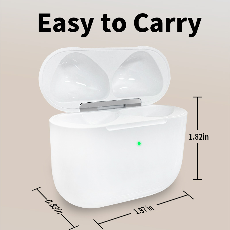 Vervangende oplaadcassette voor AirPods 4 - Compatibel met originele oordopjes, functies zoals originele hoes, voor authentieke AirPods 4