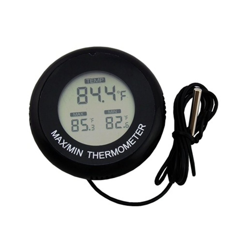 Hohe Genauigkeit Digital-Thermometer Wasserdicht Aquarium Thermometer Digital Anzeige Sauger Elektronische Thermometer