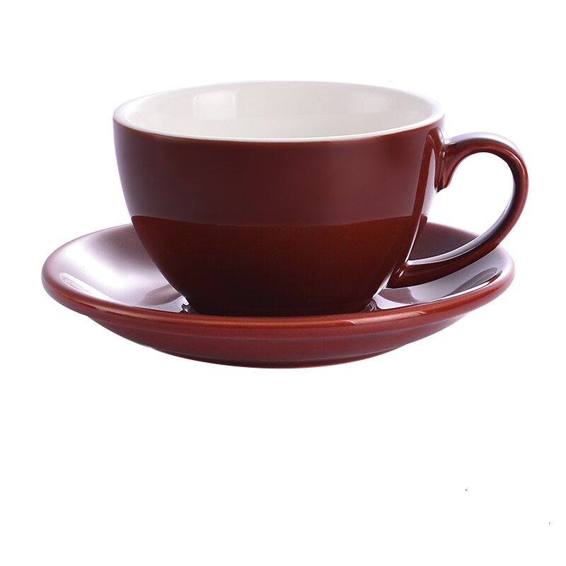 Mhv 1 Pcs 300 Ml, Prachtige Keramische Koffie Beker En Lepel Set, , grote Capaciteit Cup, Europese